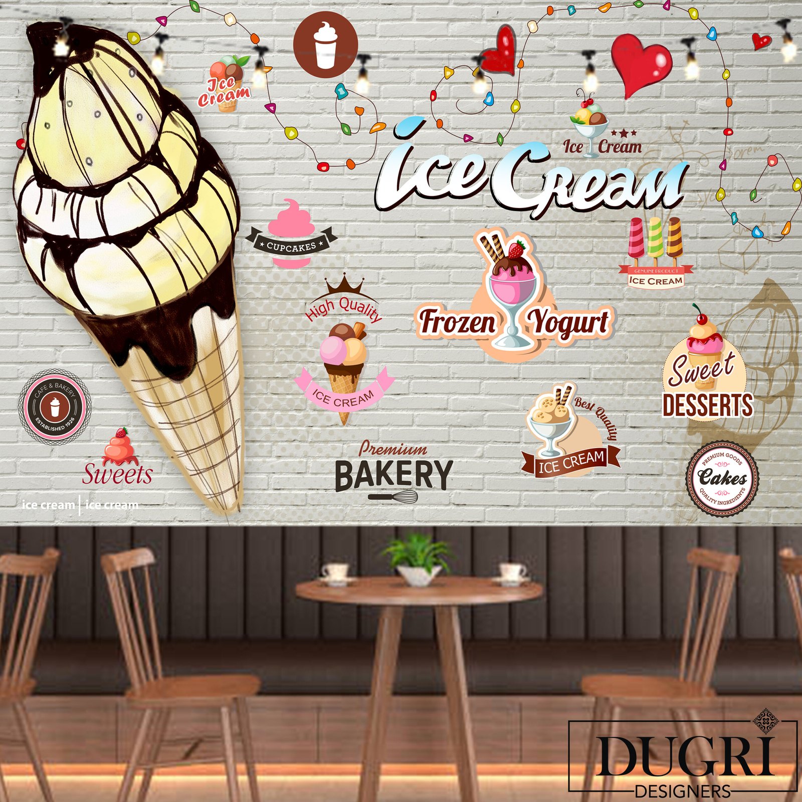 Cafe Wallpaper DDS304