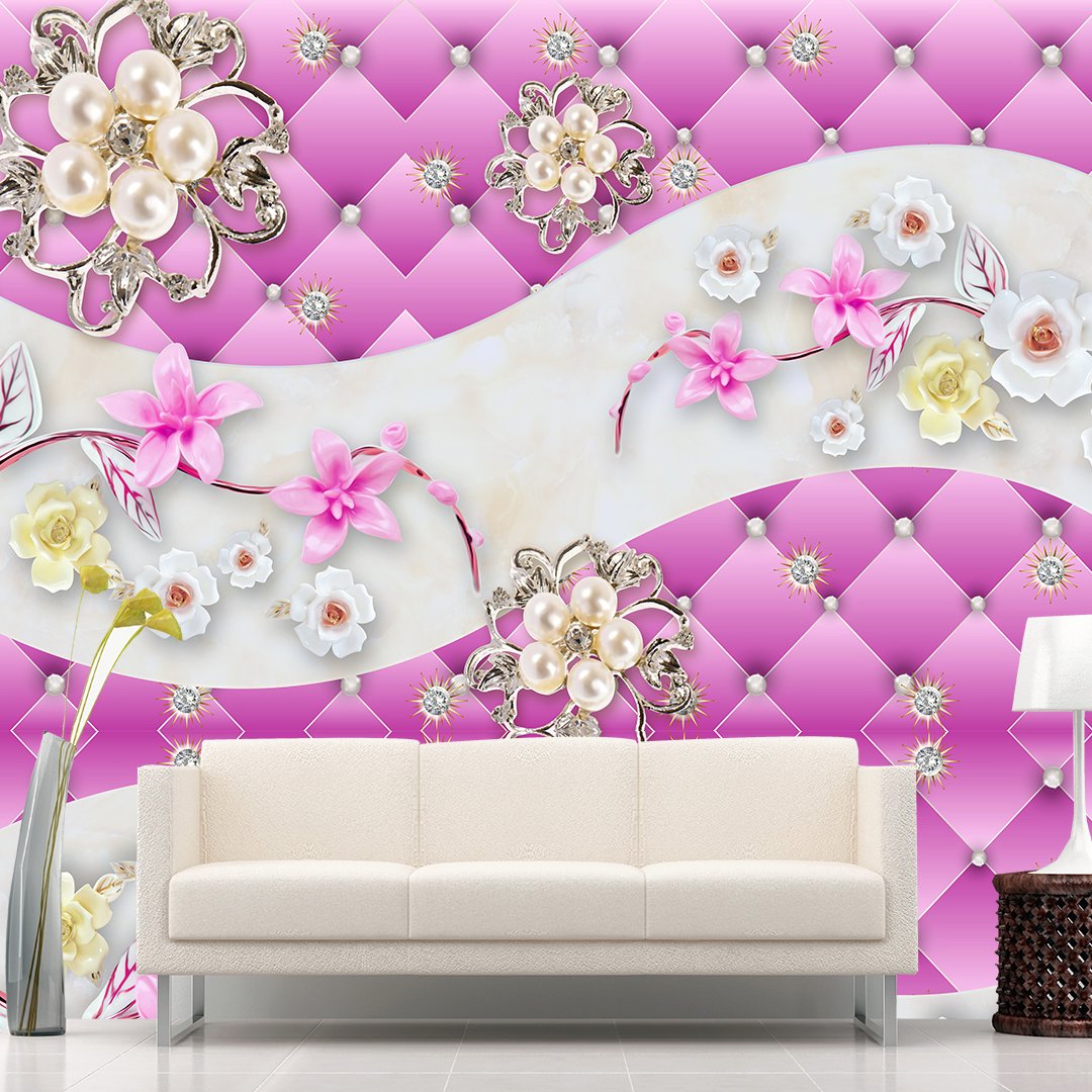 3D Floral Wallpaper DDS425