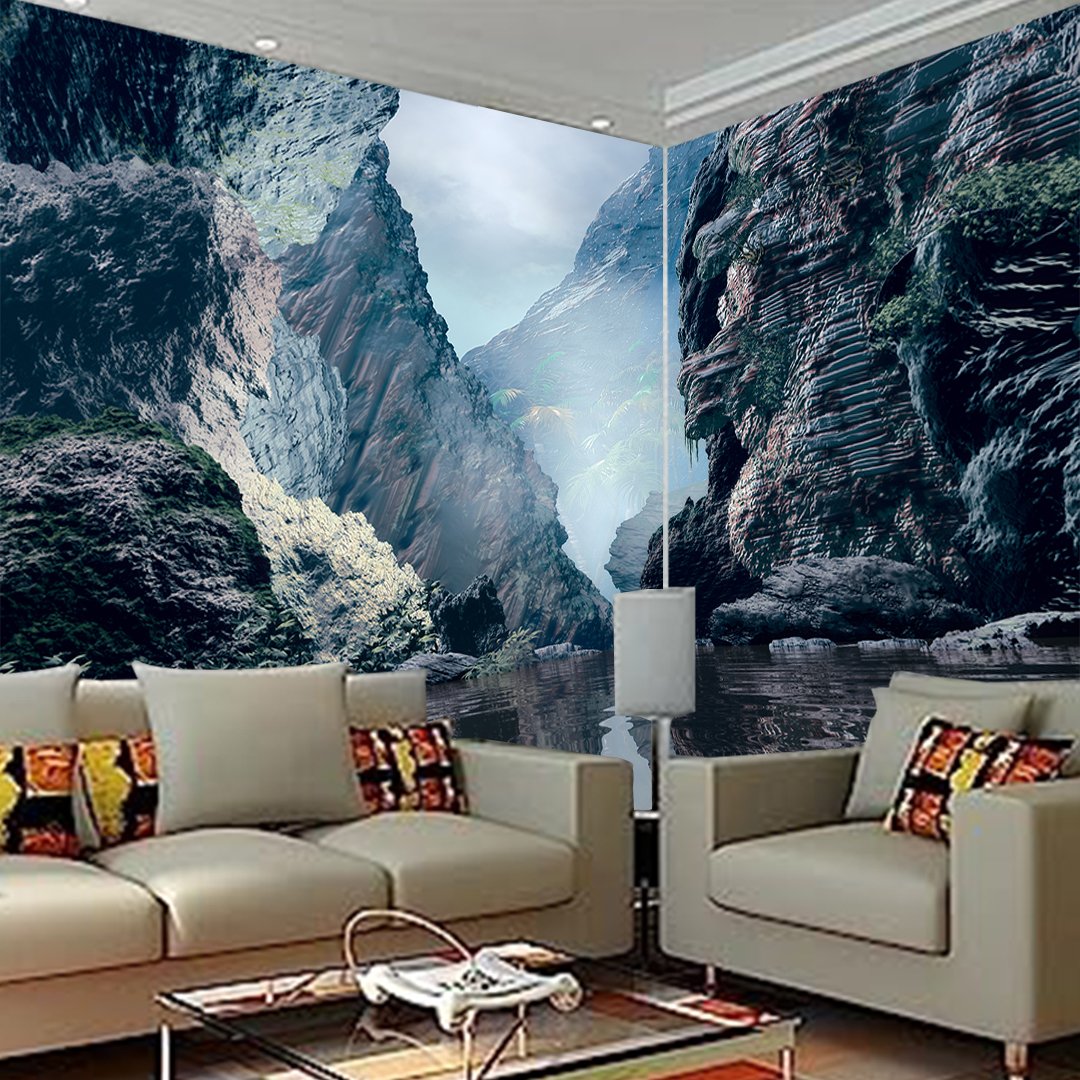 3D Mountain Wallpaper DDS331 2