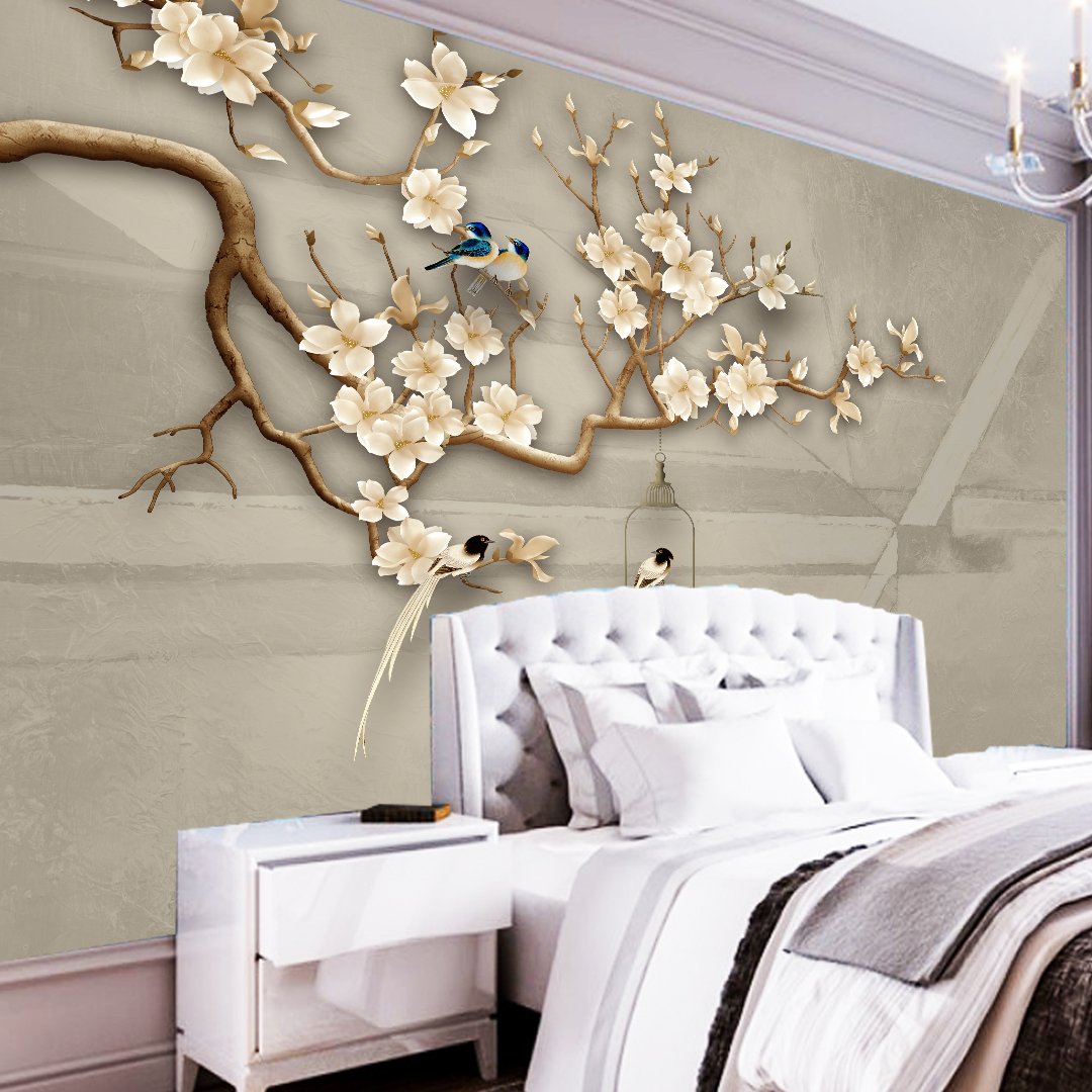 3D Floral Wallpaper DDS287