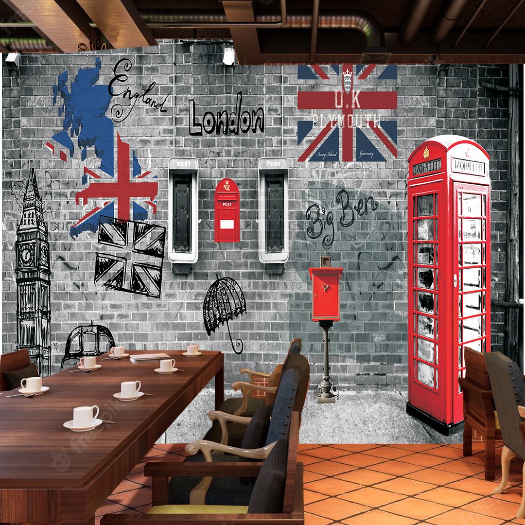Cafe Wallpaper DDS312