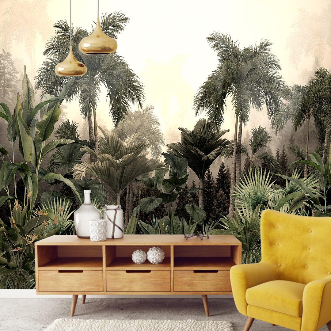 3D Tropical Tree Wallpaper DDS386 2