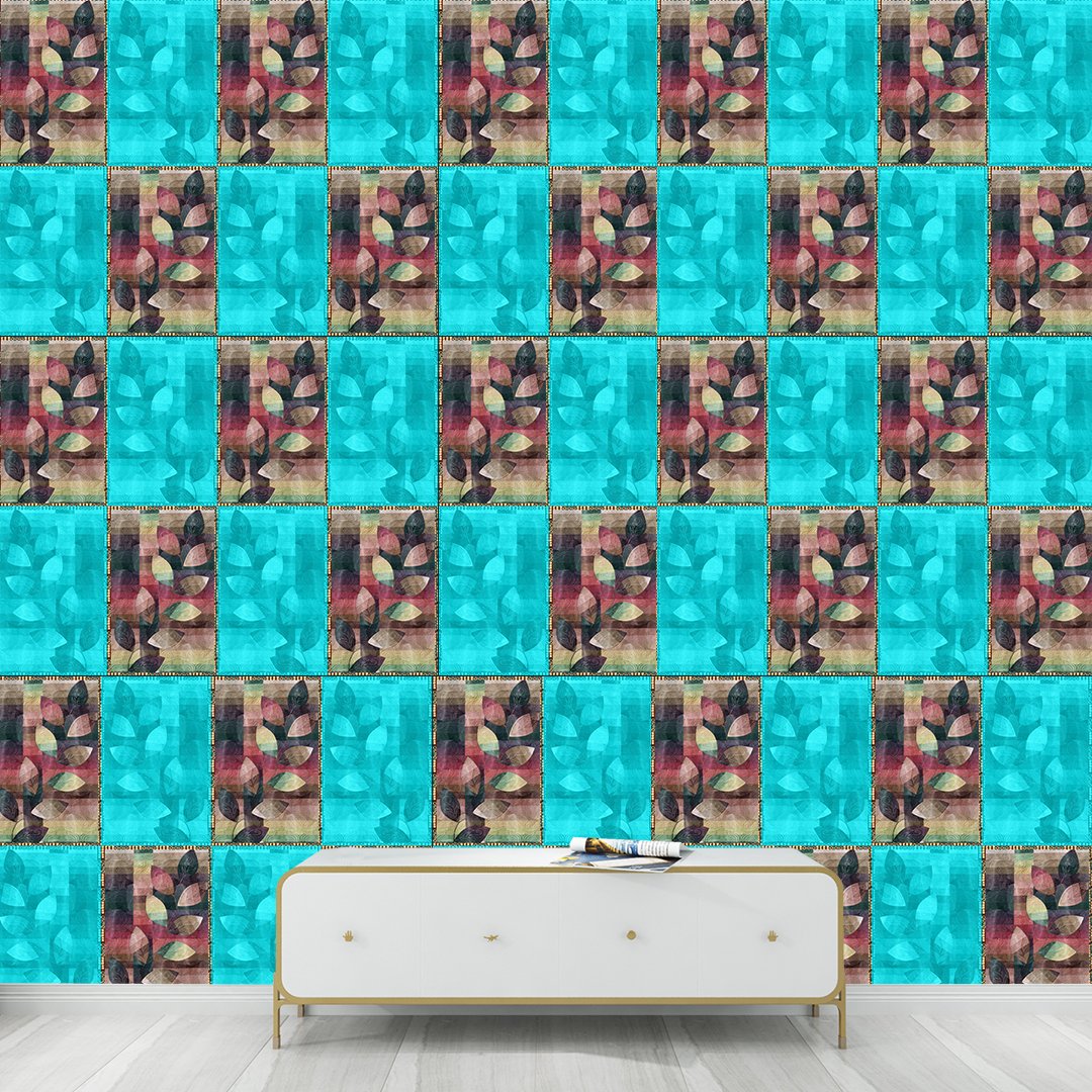 Customized leaf Wallpaper DDS020