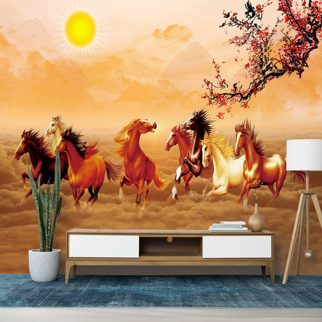 Customised 3D Horse Wallpaper DDS438 2