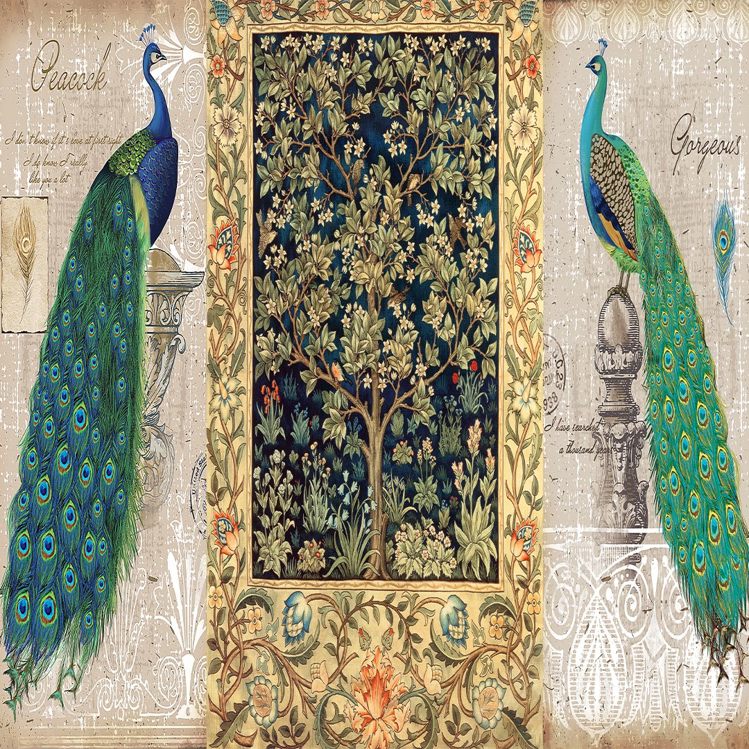 3D Peacock Customized Wallpaper DDS306 3