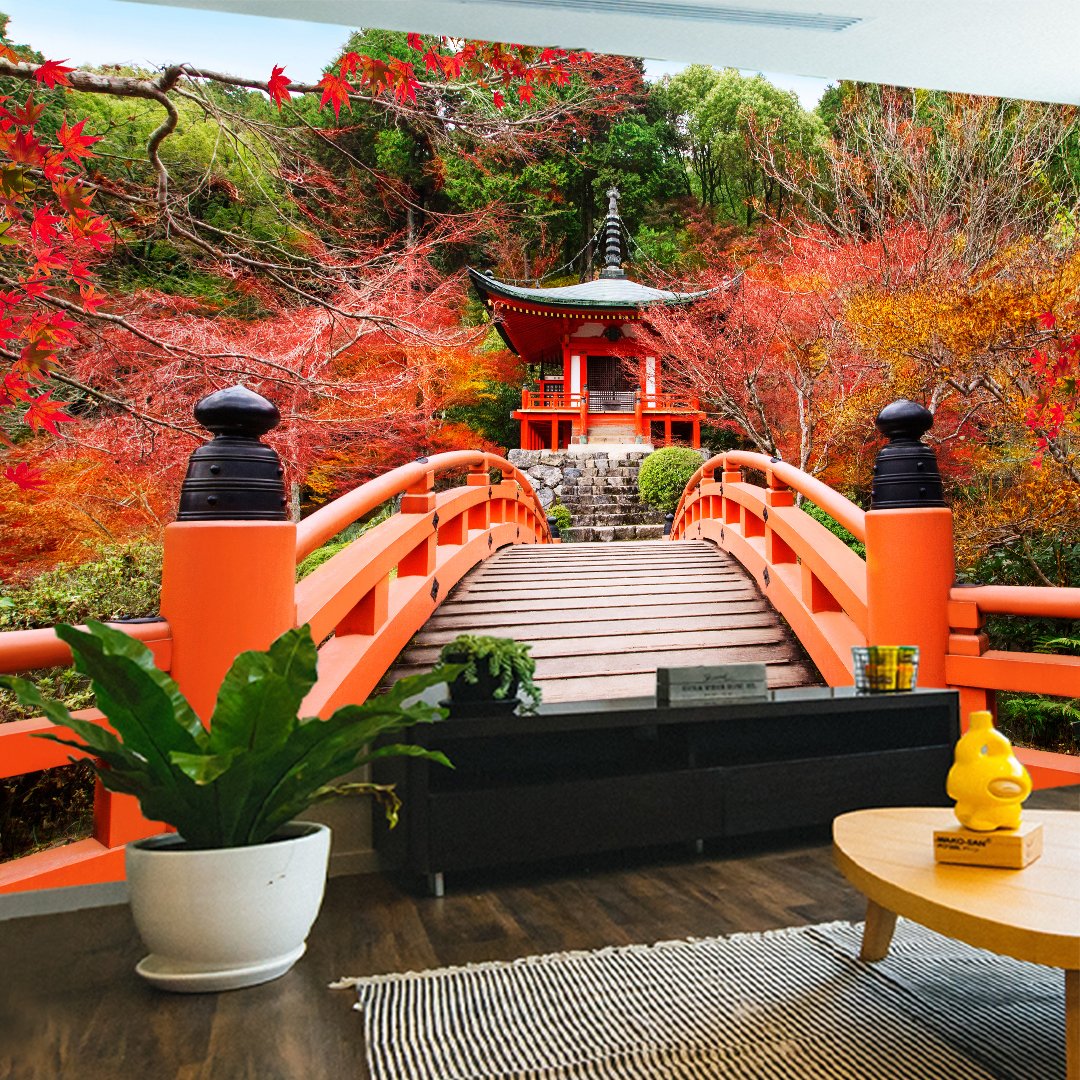 3D Japanese Theme Wallpaper DDS430 2
