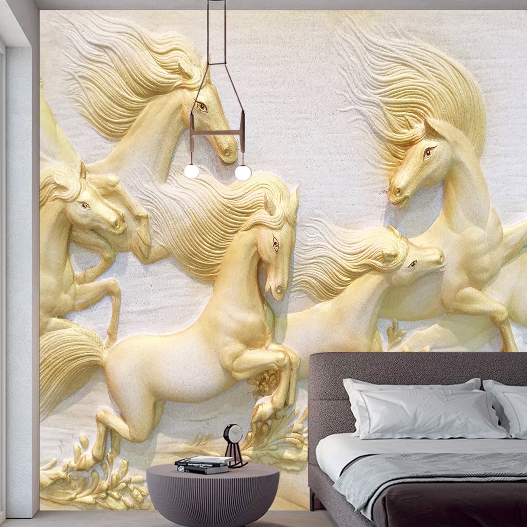 Customised 3D Horse Wallpaper DDS432