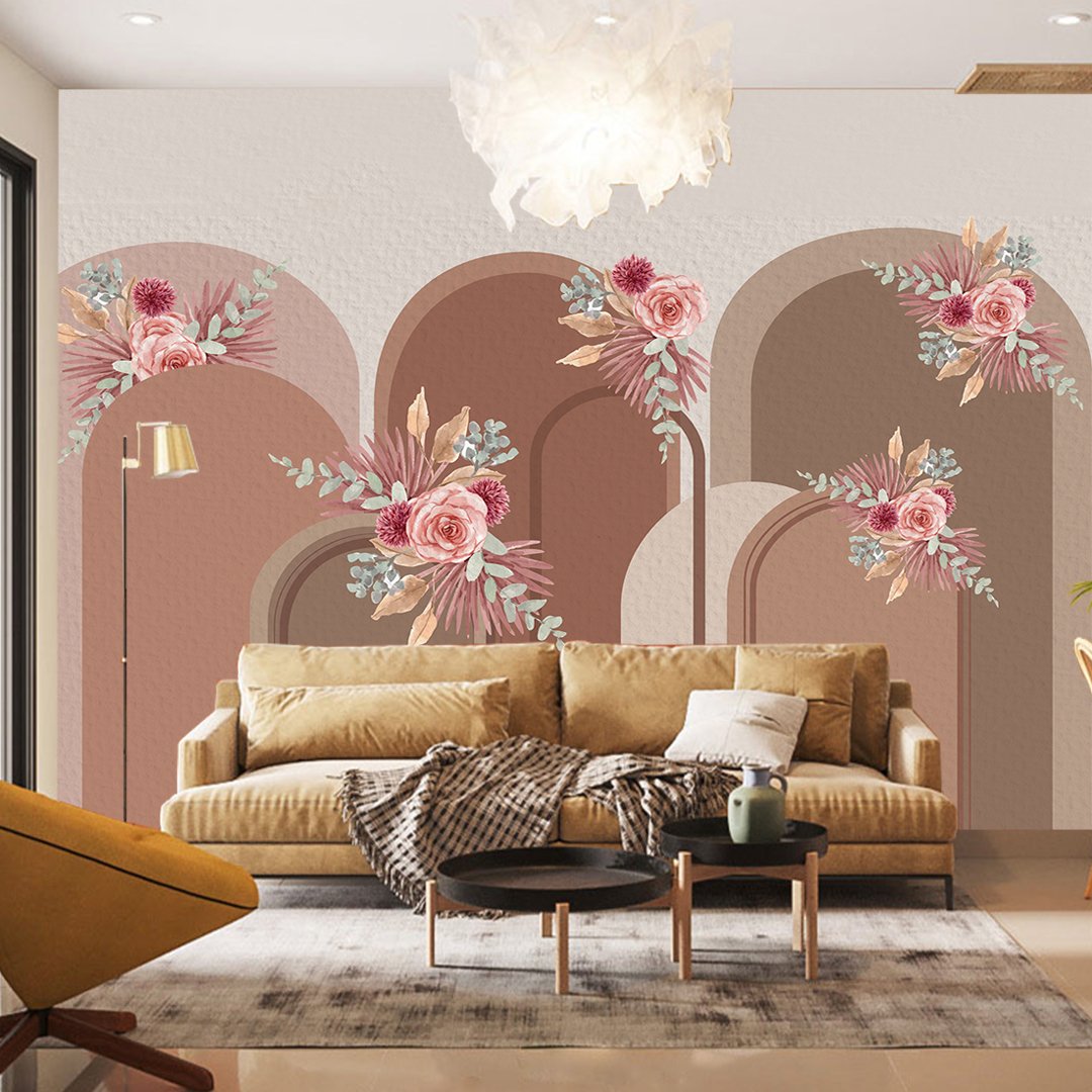 3D Floral Wallpaper DDS444 2