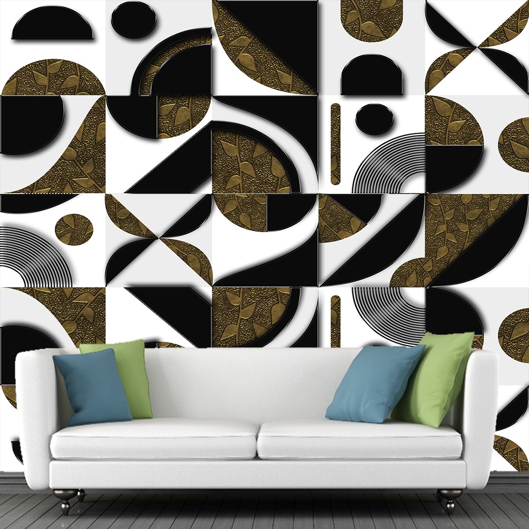 3D Geometric Wallpaper DDS091