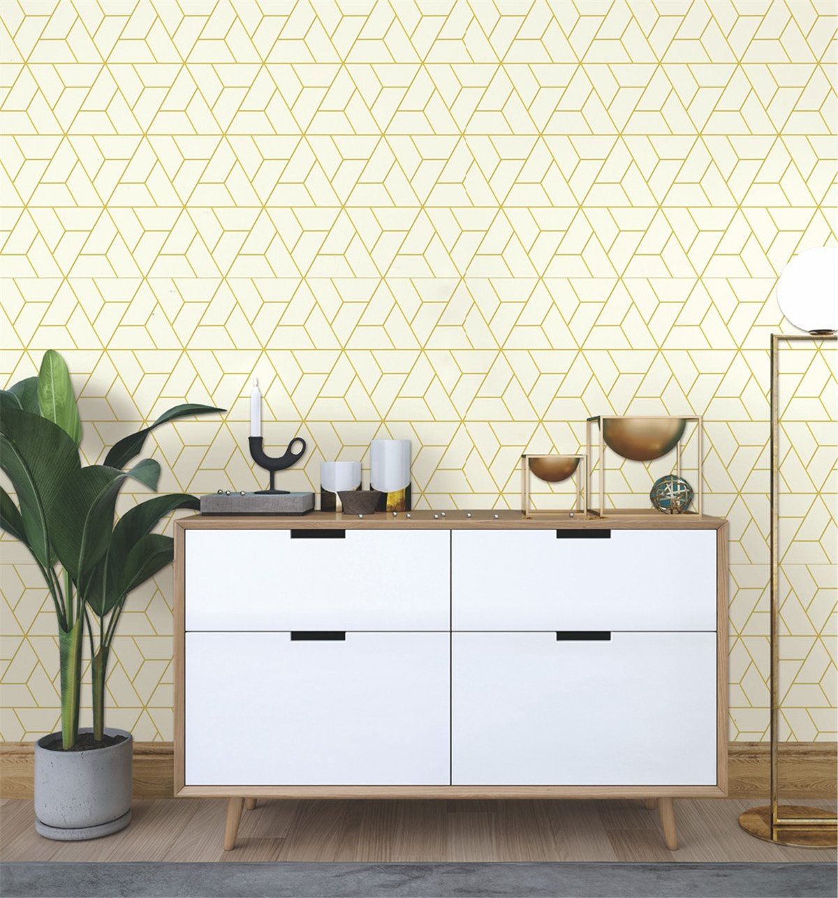Romeo Tree Design - PVC Wallpaper MC3032 2